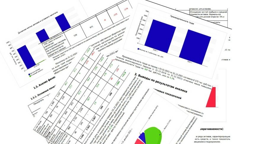  Финансовый анализ эффективности деятельности компании. Выводы и предложения. Полный отчет для учредителей, инвесторов и других заинтересованных сторон.